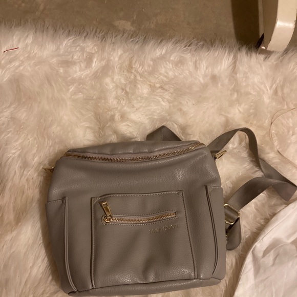 Mini gray Fawn diaper bag main image 4
